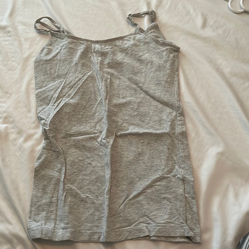 Grayish white tank top only worn once
